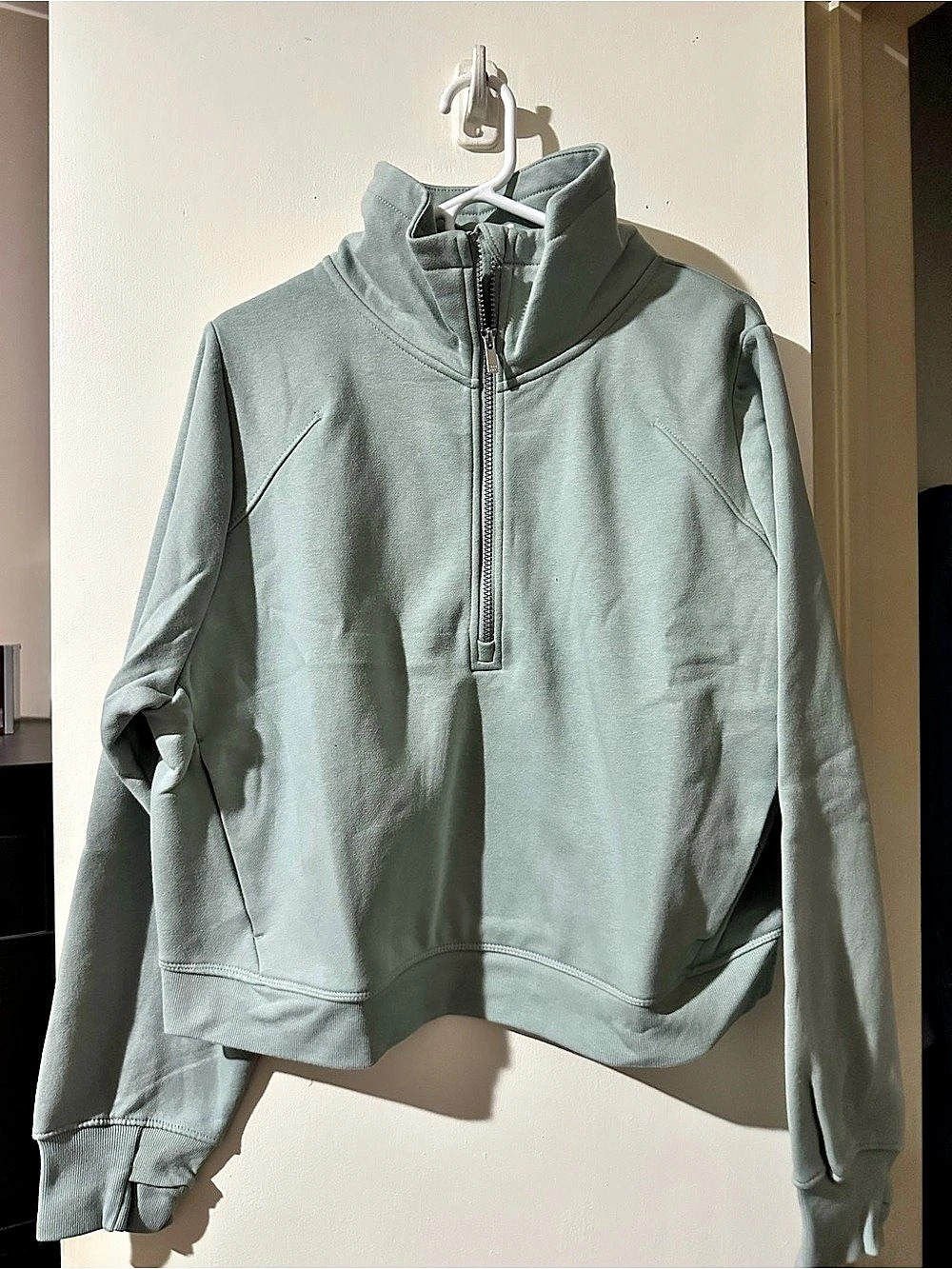 All in Motion Active Comfort 1/2 Zip Pullover Sweatshirt Green